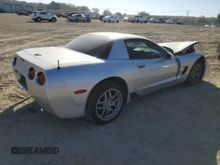 2003 Chevrolet Corvette Z06 with VIN 1G1YY12S635123754, listed as a Copart auction lot 77480804 with 56,223 mi miles and Salvage Title. Bid and sale history available at carsss.com. Image 3.