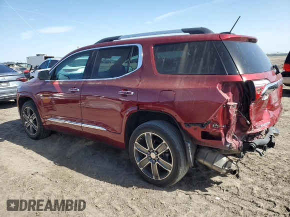 2019 GMC Acadia Denali with VIN 1GKKNPLS7KZ154756, listed as a Copart auction lot 47887225 with 81,151 mi miles and Salvage Title. Bid and sale history available at carsss.com. Image 2.