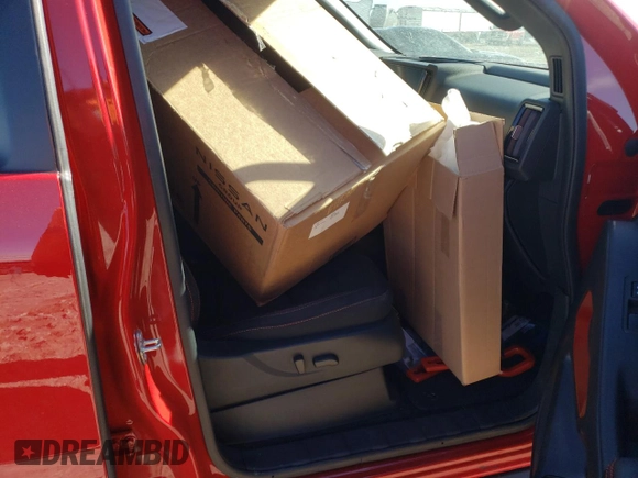 2025 Nissan Frontier SV with VIN 1N6ED1EJ0SN618133, listed as a Copart auction lot 41854885 with 853 mi miles and Salvage title. Bid and sale history available at DreamBid. Image 12.