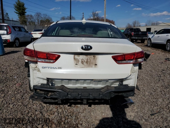 2016 Kia Optima LX with VIN KNAGT4L32G5072928, listed as a Copart auction lot 50325235 with Not Provided miles and Salvage Title. Bid and sale history available at carsss.com. Image 6.
