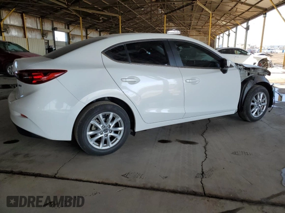 2018 Mazda 3 Sport with VIN 3MZBN1U74JM275812, listed as a Copart auction lot 53519075 with 46,107 mi miles and Salvage Title. Bid and sale history available at DreamBid. Image 3.