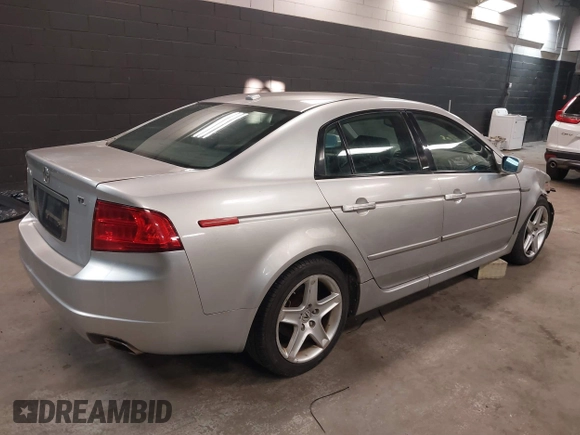 2006 Acura TL with VIN 19UUA66286A072403, listed as a IAAI auction lot 41409405 with 150,263 mi miles. Bid and sale history available at carsss.com. Image 4.