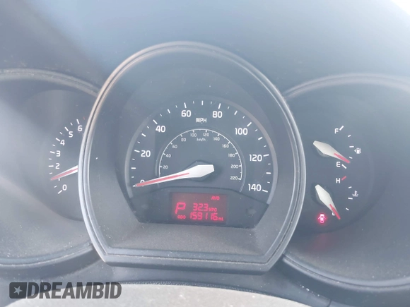 2014 Kia Rio LX with VIN KNADM4A37E6332282, listed as a IAAI auction lot 42050166 with 159,116 mi miles. Bid and sale history available at carsss.com. Image 7.