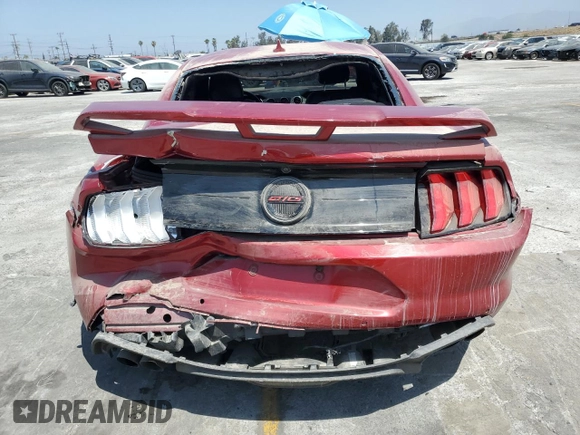 2022 Ford Mustang GT with VIN 1FA6P8CF1N5109250, listed as a Copart auction lot 61502765 with 35,956 mi miles and Salvage title. Bid and sale history available at DreamBid. Image 6.
