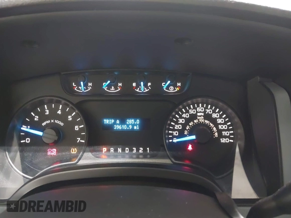 2014 Ford F-150 XL with VIN 1FTEX1EM0EFB63335, listed as a IAAI auction lot 41214051 with 39,610 mi miles and . Bid and sale history available at carsss.com. Image 7.
