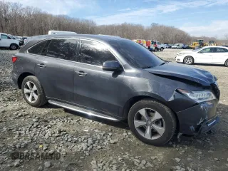 2016 Acura MDX with VIN 5FRYD4H25GB010313, listed as a Copart auction lot 46729375 with 145,118 mi miles and Salvage Title. Bid and sale history available at carsss.com. Image 4.