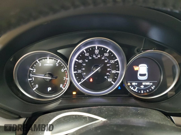 2019 Mazda CX-5 Touring with VIN JM3KFBCM4K0571793, listed as a Copart auction lot 49696825 with 97,305 mi miles and Salvage Title. Bid and sale history available at carsss.com. Image 9.
