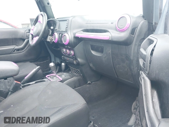 2015 Jeep Wrangler Sport with VIN 1C4AJWAG3FL589214, listed as a IAAI auction lot 41056259 with 101,758 mi miles and . Bid and sale history available at DreamBid. Image 5.