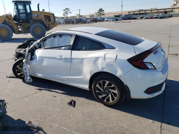 2017 Honda Civic Coupe LX with VIN 2HGFC4B56HH311801, listed as a Copart auction lot 82876484 with 0 mi miles and Salvage Title. Bid and sale history available at carsss.com. Image 2.