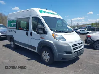 2014 Ram ProMaster Cargo with VIN 3C6TRVCG0EE102123, listed as a IAAI auction lot 42126168 with 202,215 mi miles. Bid and sale history available at carsss.com. Image 1.