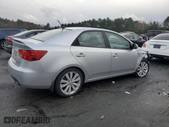 2013 Kia Forte SX with VIN KNAFW4A33D5684184, listed as a Copart auction lot 81901544 with 122,318 mi miles and Salvage Title. Bid and sale history available at carsss.com. Image 3.