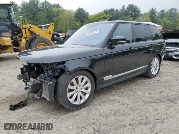 2017 Land Rover Range Rover HSE z VIN SALGS2FV2HA353314, wystawiony jako Copart lot #55596165 z przebiegiem 85 126 mil mil oraz Szkoda całkowita • Salvage title. Historia ofert i sprzedaży dostępna na DreamBid. Obrazek 1.