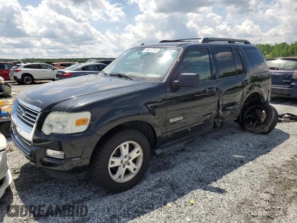 2007 Ford Explorer XLT with VIN 1FMEU63E27UA69789, listed as a Copart auction lot 54572795 with 203,686 mi miles and Salvage title. Bid and sale history available at DreamBid. Image 1.