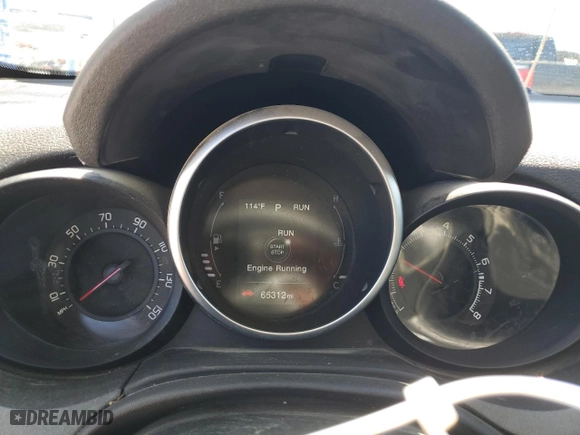 2017 FIAT 500X Urbana Edition with VIN ZFBCFXCB3HP589651, listed as a Copart auction lot 73786144 with 66,312 mi miles and Salvage Title. Bid and sale history available at carsss.com. Image 9.