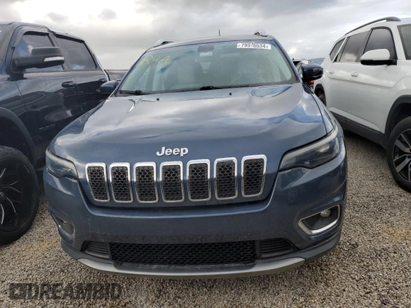 2019 Jeep Cherokee Limited с VIN 1C4PJLDB7KD434047, выставлен на аукционе Copart как лот 79575534 с пробегом Не указан миль и На запчасти • Non repairable. История ставок и продаж доступна на DreamBid. Изображение 5.