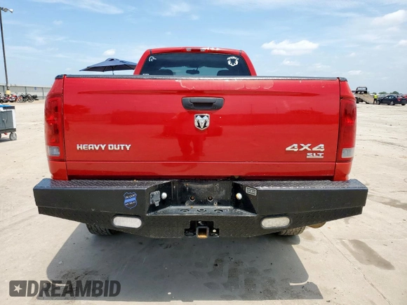2005 Dodge 2500 SLT z VIN 3D7KS28C05G705032, wystawiony jako Copart lot #51546335 z przebiegiem 172 200 mil mil oraz Szkoda całkowita • Salvage title. Historia ofert i sprzedaży dostępna na DreamBid. Obrazek 6.