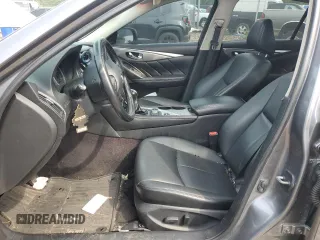 2015 Infiniti Q50 Premium with VIN JN1BV7ARXFM421115, listed as a Copart auction lot 60875545 with 84,549 mi miles and Salvage title. Bid and sale history available at DreamBid. Image 7.