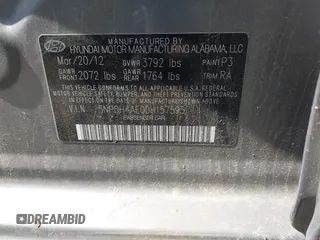 2013 Hyundai Elantra GLS с VIN 5NPDH4AE0DH157595, выставлен на аукционе IAAI как лот 42467146 с пробегом 131 807 миль миль и . История ставок и продаж доступна на DreamBid. Изображение 9.