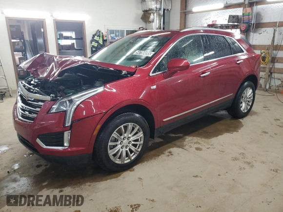 2019 Cadillac XT5 FWD with VIN 1GYKNARS8KZ253290, listed as a Copart auction lot 54786695 with 109,405 mi miles and Clean title. Bid and sale history available at DreamBid. Image 1.