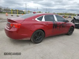 2015 Chevrolet Impala LT with VIN 2G1115SL9F9227541, listed as a Copart auction lot 52438555 with 164,486 mi miles and Salvage title. Bid and sale history available at DreamBid. Image 3.
