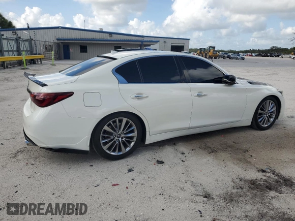 2018 Infiniti Q50 Luxe z VIN JN1EV7AP1JM590069, wystawiony jako Copart lot #58390615 z przebiegiem 100 772 mil mil oraz Szkoda całkowita • Salvage title. Historia ofert i sprzedaży dostępna na DreamBid. Obrazek 3.