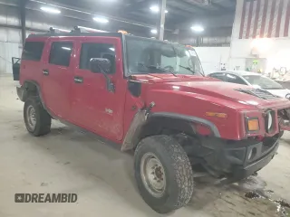 2004 Hummer H2 with VIN 5GRGN23U74H116568, listed as a Copart auction lot 81296154 with 146,517 mi miles and Salvage Title. Bid and sale history available at carsss.com. Image 4.