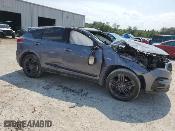 2020 Acura RDX w/A-Spec Pkg with VIN 5J8TC1H68LL016907, listed as a Copart auction lot 66088804 with 0 mi miles and Non Repairable. Bid and sale history available at carsss.com. Image 4.