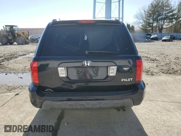 2005 Honda Pilot EX-L with VIN 2HKYF18545H554157, listed as a Copart auction lot 49722105 with 0 mi miles and Salvage Title. Bid and sale history available at carsss.com. Image 6.