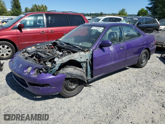 1996 Acura Integra LS with VIN JH4DB7653TS005093, listed as a Copart auction lot 57783383 with 217,250 mi miles and Salvage title. Bid and sale history available at DreamBid. Image 1.