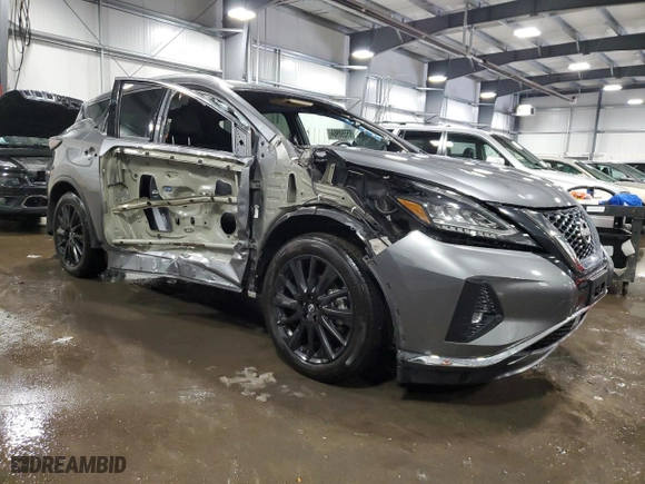 2023 Nissan Murano Platinum with VIN 5N1AZ2DS3PC125452, listed as a Copart auction lot 85588964 with 23,685 mi miles and Salvage Title. Bid and sale history available at carsss.com. Image 4.