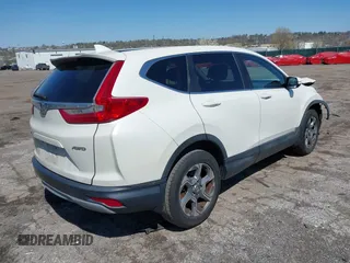 2018 Honda CR-V EX-L with VIN 2HKRW2H82JH609039, listed as a IAAI auction lot 42001550 with 1 mi miles. Bid and sale history available at carsss.com. Image 4.