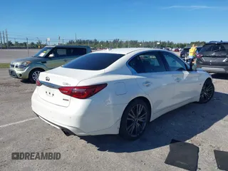 2020 Infiniti Q50 3.0t SPORT with VIN JN1EV7AP6LM203471, listed as a IAAI auction lot 41747908 with 91,593 mi miles. Bid and sale history available at carsss.com. Image 4.
