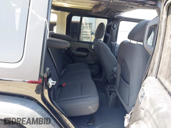 2023 Jeep Wrangler Willys with VIN 1C4HJXDG5PW615358, listed as a IAAI auction lot 42383749 with 31,988 mi miles and . Bid and sale history available at DreamBid. Image 8.
