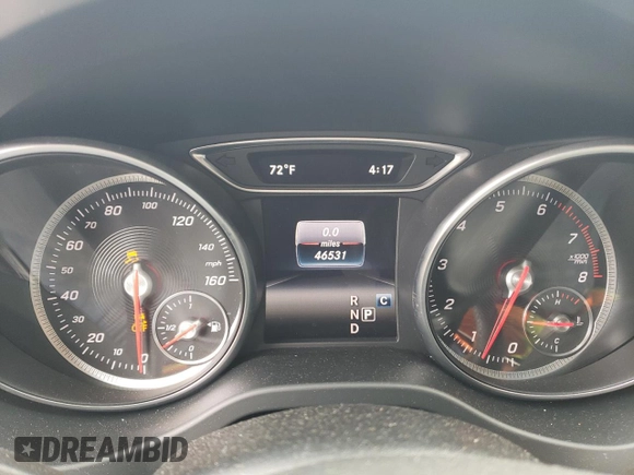 2019 Mercedes-Benz CLA 250 with VIN WDDSJ4GB3KN758480, listed as a Copart auction lot 54328304 with 46,531 mi miles and . Bid and sale history available at DreamBid. Image 9.