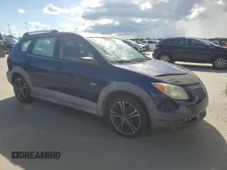 2007 Pontiac Vibe with VIN 5Y2SL65817Z409812, listed as a Copart auction lot 73877824 with 0 mi miles and Salvage Title. Bid and sale history available at carsss.com. Image 4.