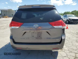 2012 Toyota Sienna XLE AAS with VIN 5TDYK3DC4CS197176, listed as a Copart auction lot 57942845 with Not provided miles and Salvage title. Bid and sale history available at DreamBid. Image 6.