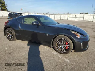2019 Nissan 370Z Sport Touring with VIN JN1AZ4EH0KM420291, listed as a Copart auction lot 47309435 with 7,884 mi miles and Salvage Title. Bid and sale history available at DreamBid. Image 4.