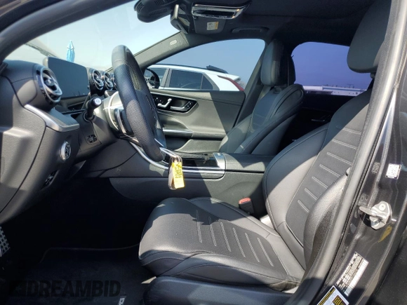 2023 Mercedes-Benz C 300 with VIN W1KAF4GB2PR106270, listed as a Copart auction lot 59403885 with 17,554 mi miles and Salvage title. Bid and sale history available at DreamBid. Image 7.