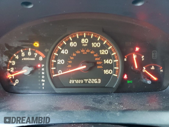 2004 Honda Accord LX with VIN 1HGCM82224A006334, listed as a Copart auction lot 84817084 with 237,223 mi miles and Salvage title. Bid and sale history available at DreamBid. Image 9.