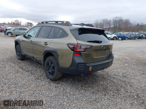 2025 Subaru Outback Wilderness with VIN 4S4BTGUD6S3162444, listed as a IAAI auction lot 41863679 with 8,854 mi miles. Bid and sale history available at carsss.com. Image 3.