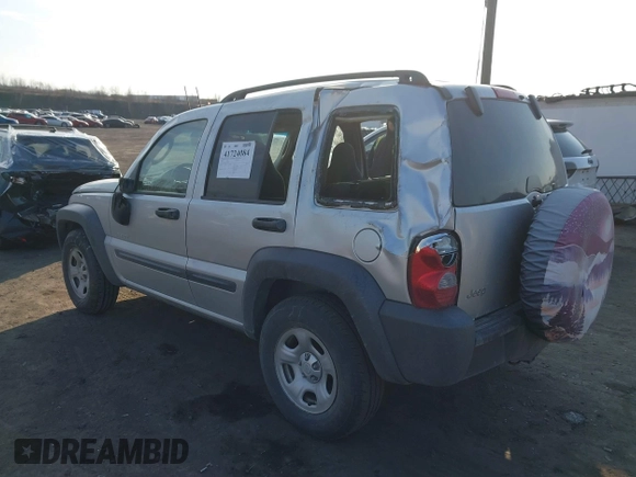2004 Jeep Liberty Sport with VIN 1J4GK48K34W101682, listed as a IAAI auction lot 41724084 with 58,784 mi miles and . Bid and sale history available at DreamBid. Image 3.
