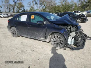 2020 Toyota Corolla SE with VIN 5YFS4RCE7LP051711, listed as a Copart auction lot 48077275 with 142,471 mi miles and Non Repairable. Bid and sale history available at DreamBid. Image 4.