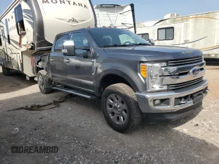 2017 Ford F-350 Platinum with VIN 1FT8W3BT6HED92314, listed as a Copart auction lot 55695235 with 113,463 mi miles and Salvage title. Bid and sale history available at DreamBid. Image 4.