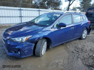 2018 Subaru Impreza Premium with VIN 4S3GTAD63J3735355, listed as a Copart auction lot 44506725 with 78,821 mi miles and Salvage Title. Bid and sale history available at carsss.com. Image 1.