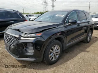 2019 Hyundai Santa Fe SE with VIN 5NMS23AD3KH113983, listed as a Copart auction lot 56008805 with 99,681 mi miles and Salvage title. Bid and sale history available at DreamBid. Image 1.