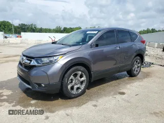 2019 Honda CR-V EX-L with VIN 7FARW1H8XKE021260, listed as a Copart auction lot 60097675 with 15,190 mi miles and Salvage title. Bid and sale history available at DreamBid. Image 1.