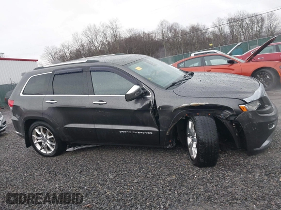 2015 Jeep Grand Cherokee Summit with VIN 1C4RJFJM6FC955904, listed as a IAAI auction lot 41483446 with 65,970 mi miles. Bid and sale history available at carsss.com. Image 14.
