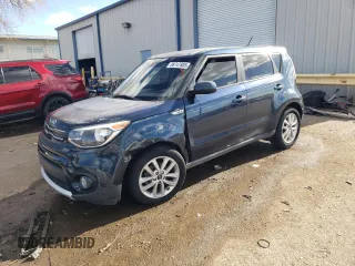 2017 Kia Soul + with VIN KNDJP3A53H7442110, listed as a Copart auction lot 88747805 with 109,300 mi miles and Salvage Title. Bid and sale history available at carsss.com. Image 1.