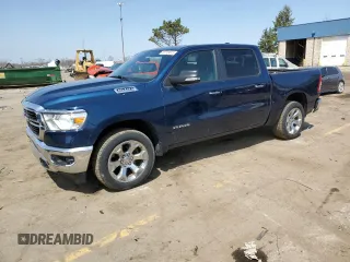 2019 Ram 1500 Big Horn z VIN 1C6RRFFG8KN825804, wystawiony jako Copart lot #52719815 z przebiegiem 104 147 mil mil oraz Tytuł czysty. Historia ofert i sprzedaży dostępna na DreamBid. Obrazek 1.