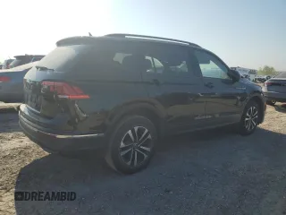 2023 Volkswagen Tiguan S with VIN 3VVRB7AX5PM092916, listed as a Copart auction lot 52083855 with 43,707 mi miles and Salvage title. Bid and sale history available at DreamBid. Image 3.